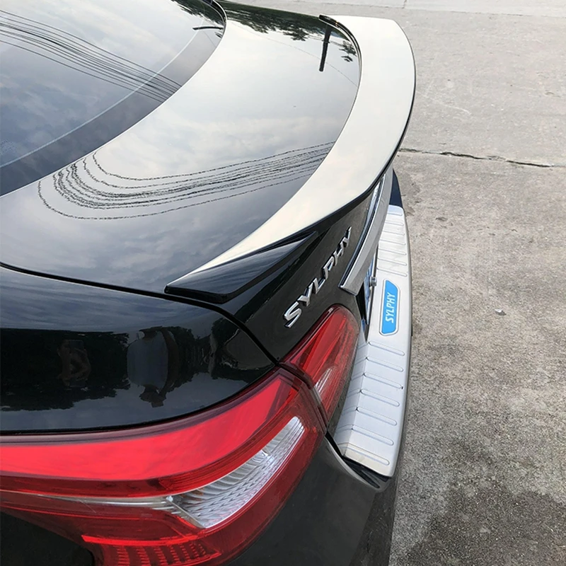 Para Nissan Sylphy sentra spoiler 2012 -2018 año ABS ala trasera accesorios deportivos