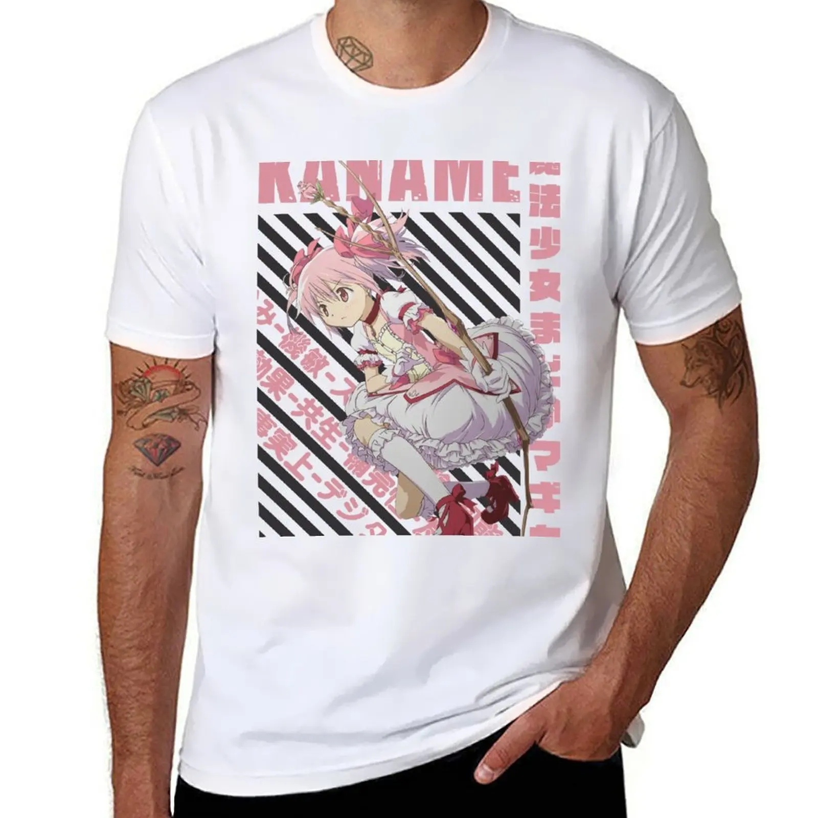 

Mahou Shoujo Madoka☆Magica - Madoka Kaname T-Shirt man t shirts for men t shirts for man slim fit T-Shirt