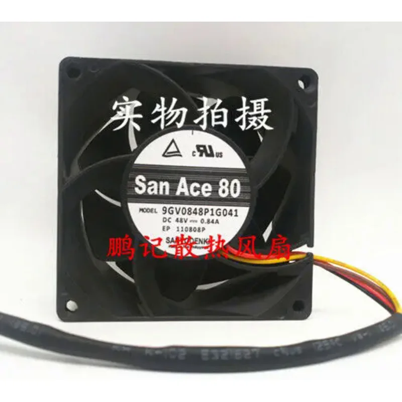 

1pcs Sanyo 9GV0848P1G041 DC48V 0.84A 8038 80X80MM cooling fan