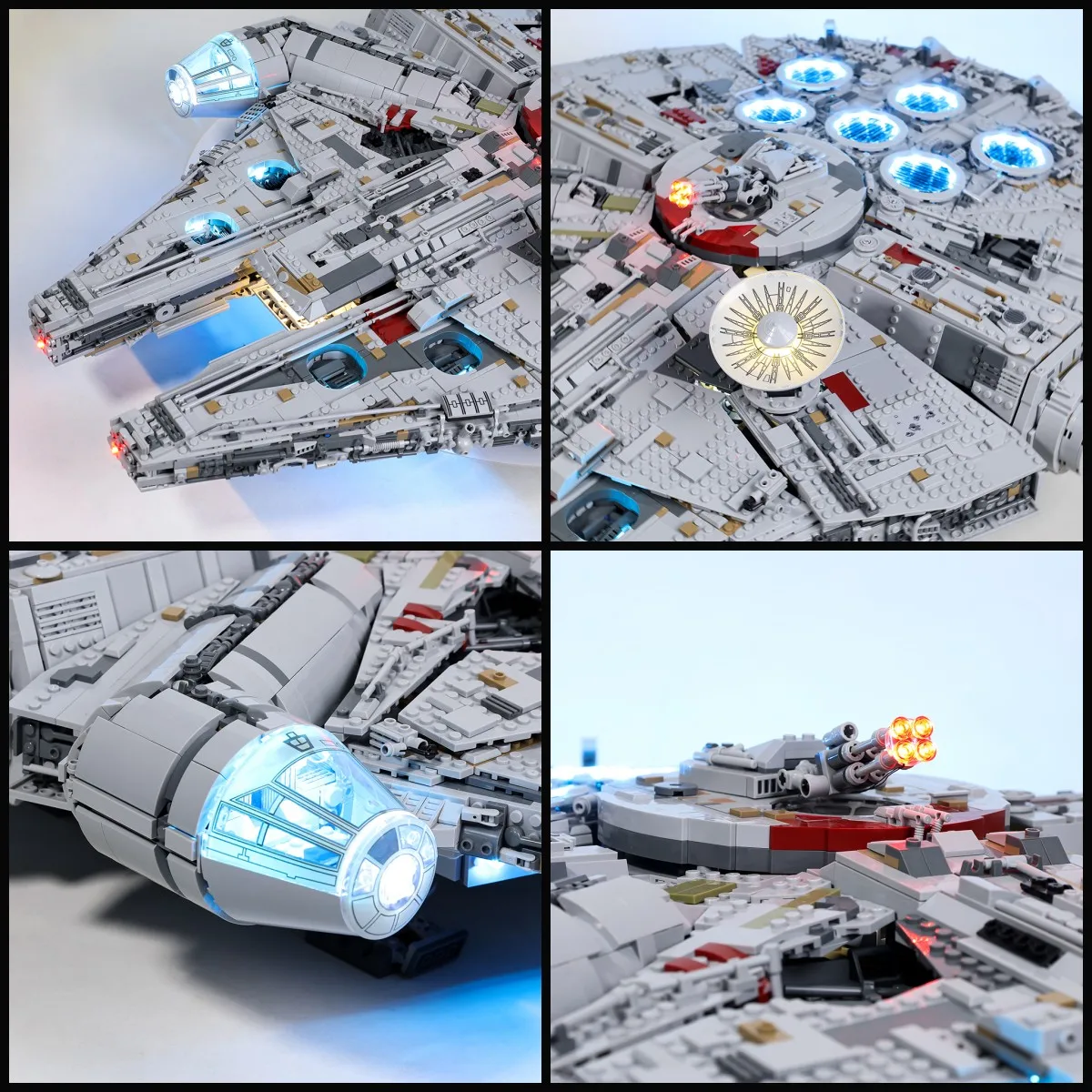 Led Light Kit For 75192 Ultimat Falcon Millennium Compatible With Falcon 05132 DG005 81085 Building Blocks Lighting Set No Model