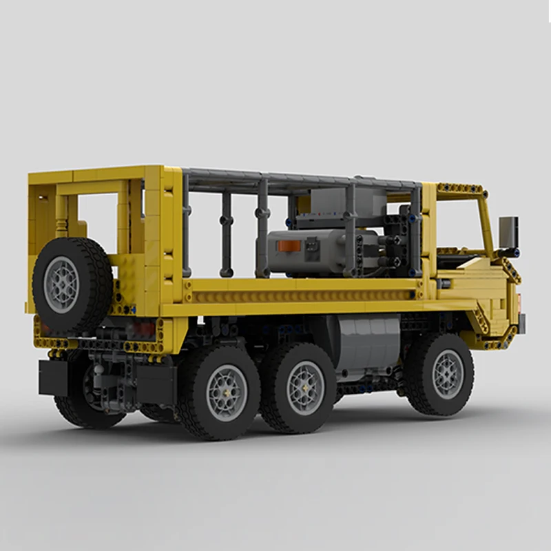 City Car Model MOC Building Bricks Pinzgauer 6x6 Off-Road Vehicle Modular Technology Children Holiday Gifts Assemble Toys Suit