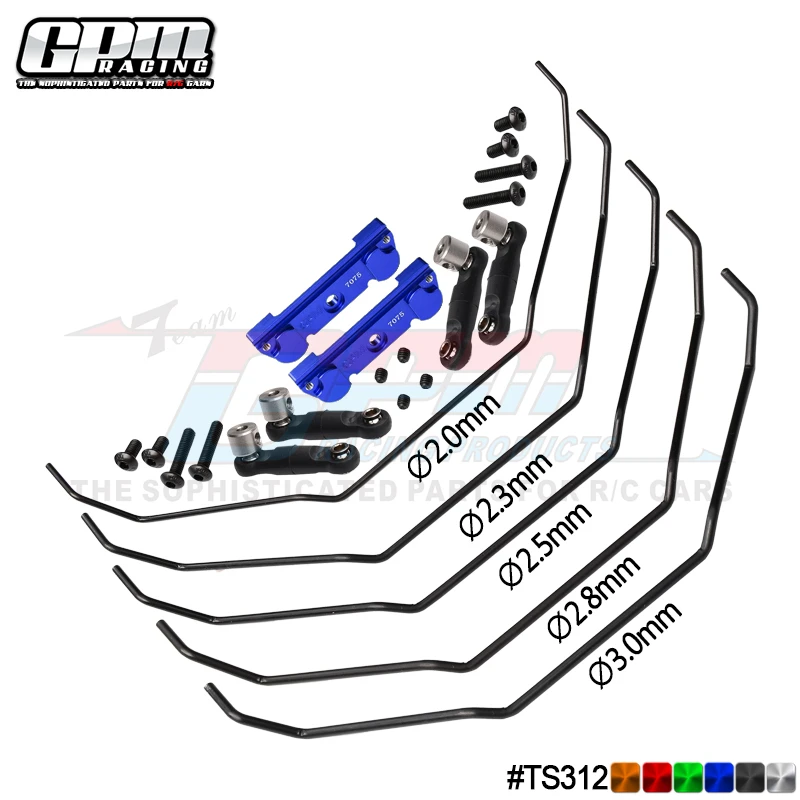 GPM 7075 Alu Sway Bar Mount & Linkage And Wire kit For TRAXXAS Maxx slash 10295