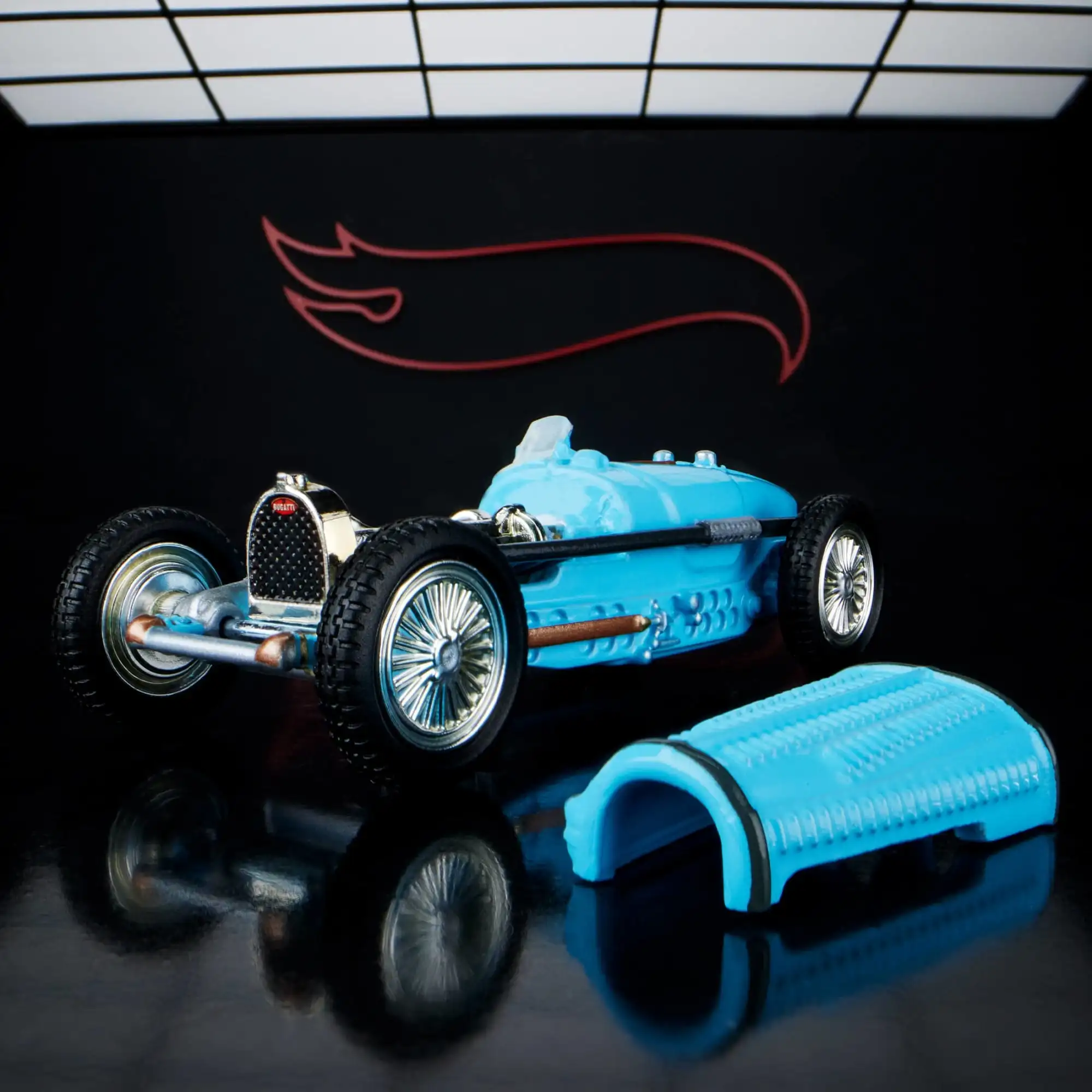 Hot Wheels Cars Elite Bugatti Type 59 1/64 modèle de véhicules jouets en métal moulé sous pression