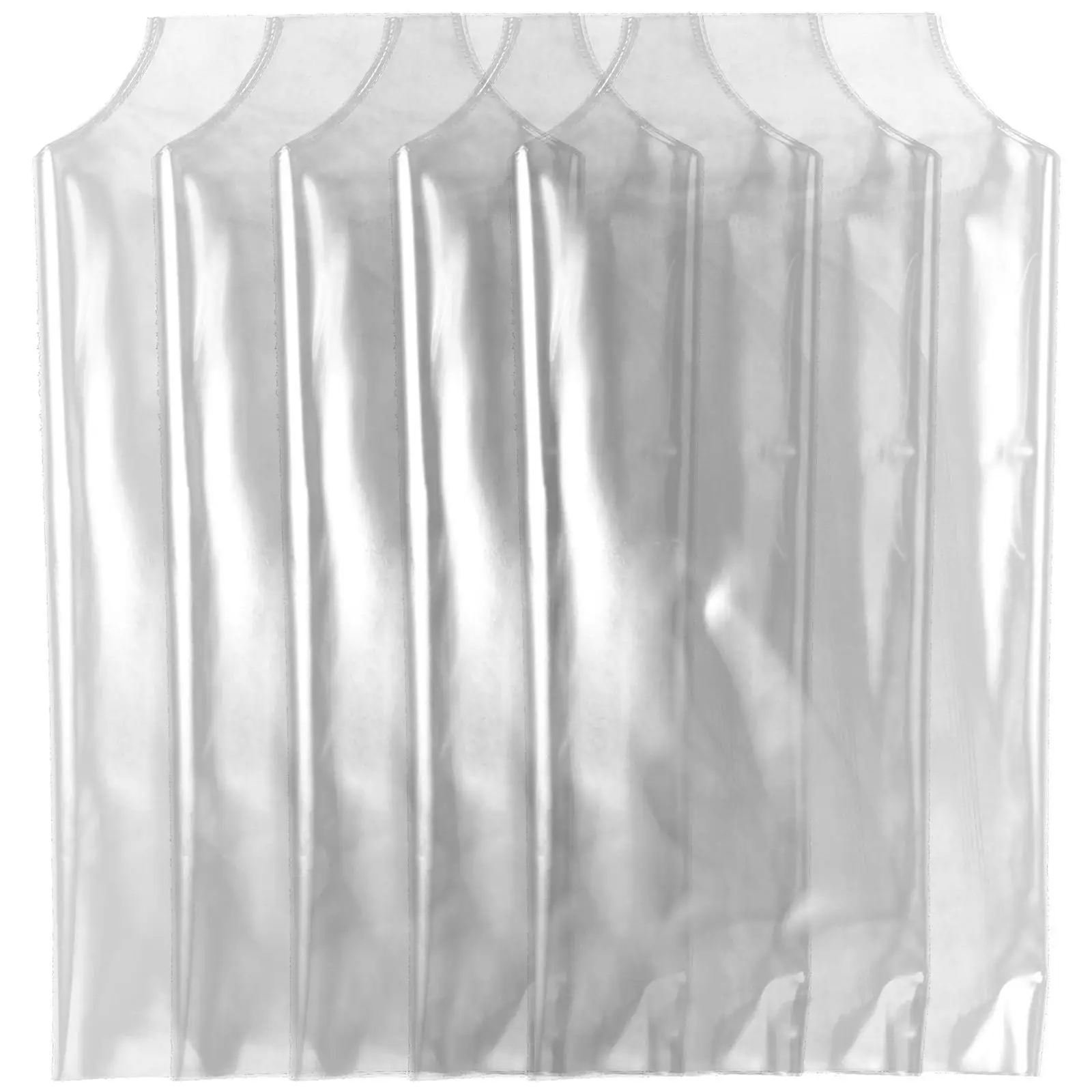 

5 Pcs Garment Bags Dustproof Cover for Mens Suits PVC Material 36 Transparent Clothes Storage Wardrobe Dust Bag Household