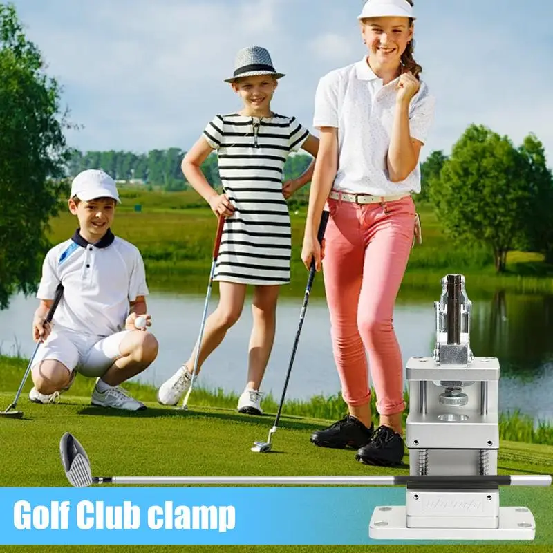 Golf Club Regrip Vise Parts Replacement Tool Repair Portable Shaft Clamp For Outdoor Men Women Beginner Equipment