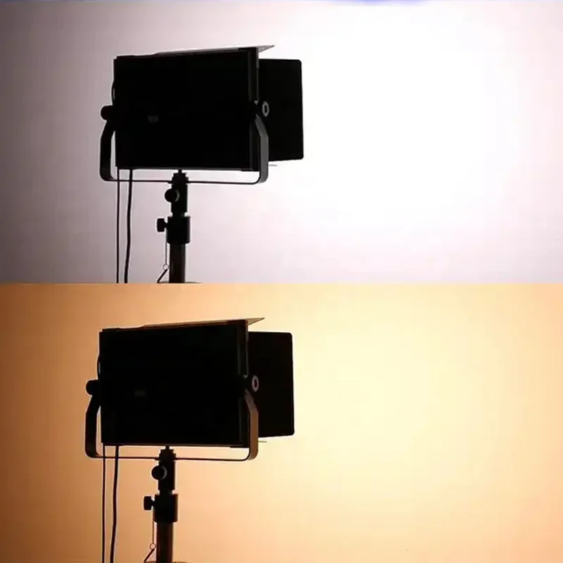 Led High CRI 200W LED Quiet Video Light Dimmable Bi-Color 3000K~6000K LED Panel Light for Studio Photography