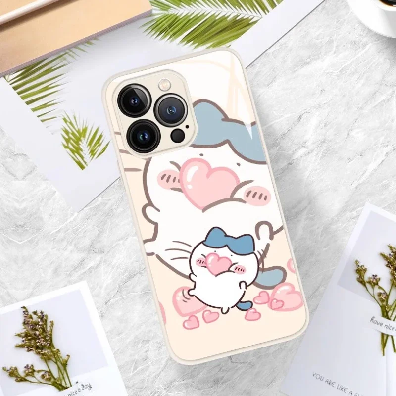 Usagi Love Is Applicable To Huawei IPhone Xiaomi Mobile Phone Case Xiaoba Chiikawa Lovers Cute Anime Cartoon Surrounding