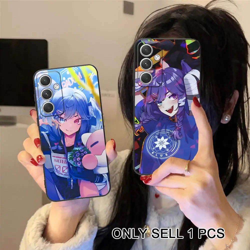 Vtuber Selen Tatsuki Phone Case for Samsung Galaxy S26 S25 S24 S23 S22 S21 S20 Note20 Plus FE Ultra Soft TPU Shockproof Cover