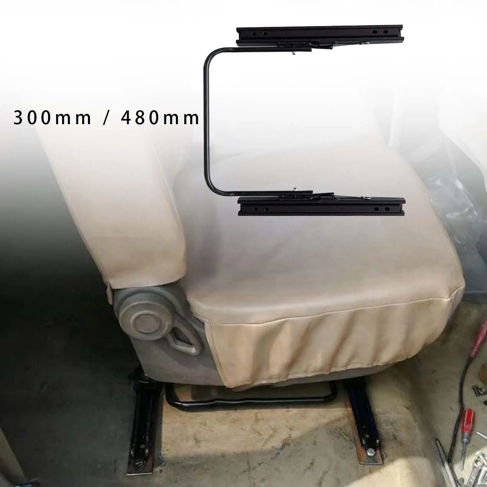 

Seat Slider with Adjustment Handle Double Locking Seat Slider for Business Vehicles