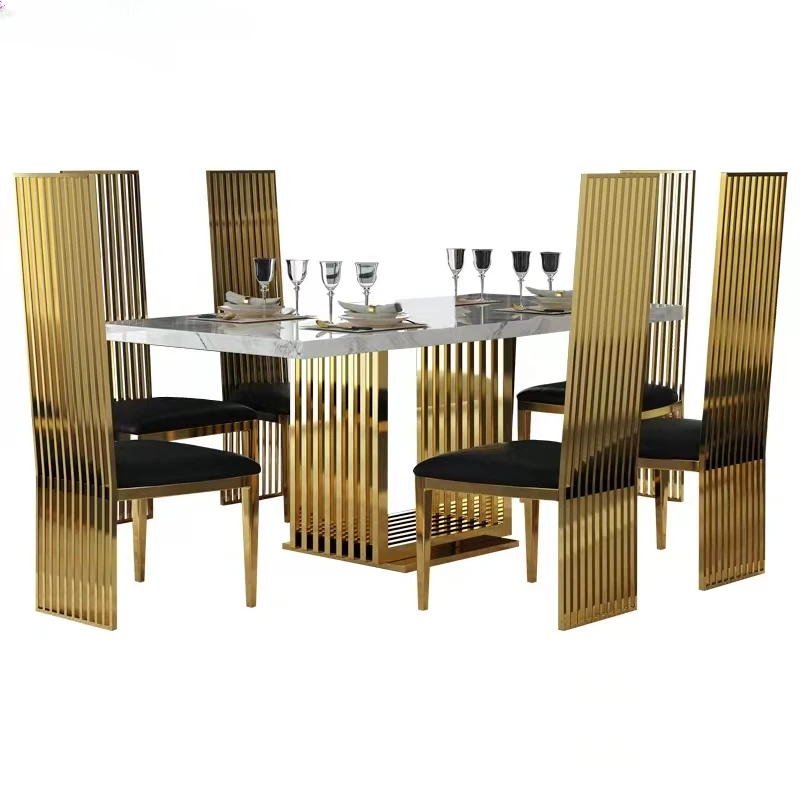 

Luxury Gold Metal Dining Chairs Use With The Dining Table Sillas De Comedor Chair Chaises Salle Manger Sillas Kitchen Furniture