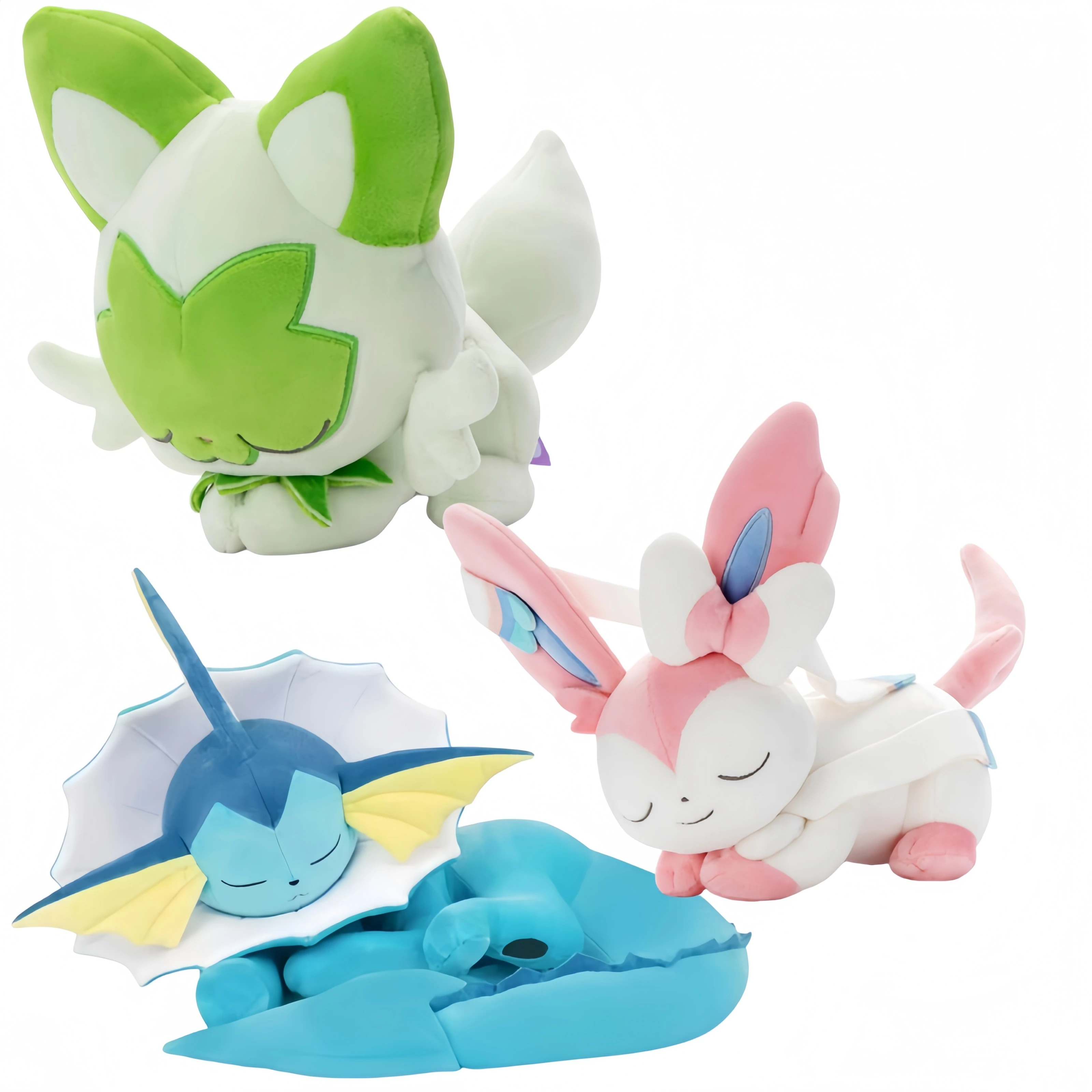 peluche-pokemon-eevee-evoli-sleep-plush-vaporeon-pikachu-peluche-gengar-charizard-sylveon-glaceon-leafeon-sprigatito