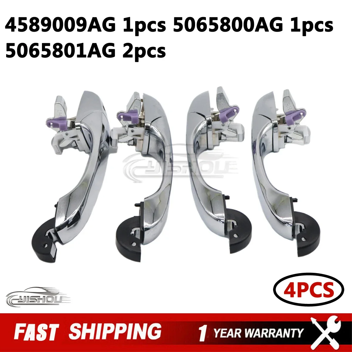 

Новая Автомобильная внешняя дверная ручка FL FR RL RR для Chrysler 300 300C Dodge Magnum Charger 2005-2010 4589009AG 5065800AG 5065801AG