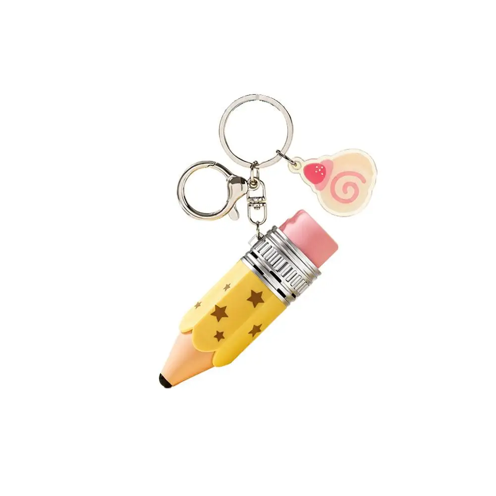 Niedlicher Click-Fidget-Schlüsselanhänger, Bleistift-Fidget-Spielzeug zur Stress- und Angstlinderung mit befriedigenden Klickgeräuschen im Tastaturstil, Geschenk für Erwachsene – Detail 2