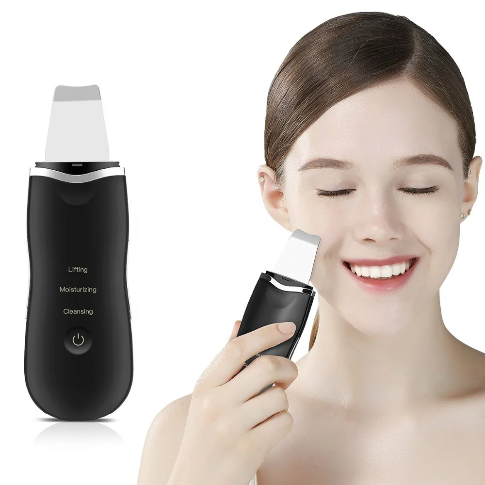 Portátil Ultrasonic Skin Scrubber, Beleza Cuidados Pessoais, Dermoabrasão Portátil, Profissional Ion Sonic para Face Ems Peeling