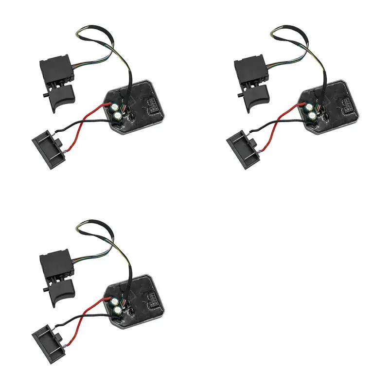 ABLJ 3X For Dayi Brushless Lithium Electric Hammer Control Board With Switch Lithium Electric Impact Drill Controller