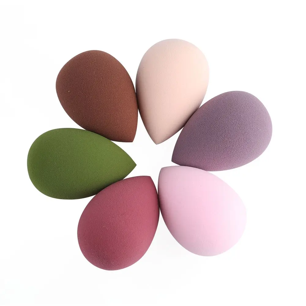 1-teiliges Make-up-Werkzeug, mehrfarbige kosmetische Werkzeuge, Make-up-Schwamm, Foundation, Puderquaste, Mischschwämme, kosmetischer Puff