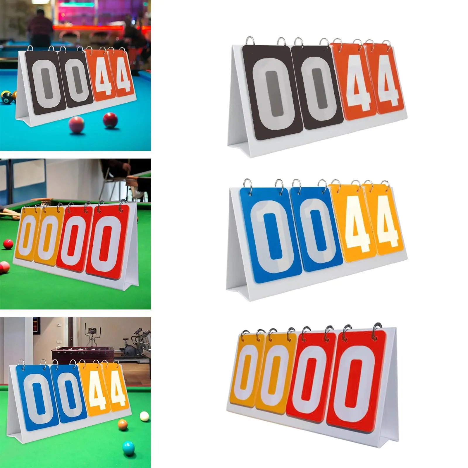 

Flip Score Board Tabletop Score Flipper for Tennis Ball Soccer Basketball