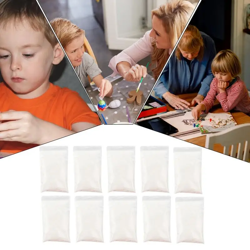 Zestaw zabawek Magic Fairy Water Zestaw ręcznie robionych żelów Magic Fairy Zestaw kreatywnych rękodzieła z 10 formami 3D Zabawki do szpachli zwierząt dla dzieci