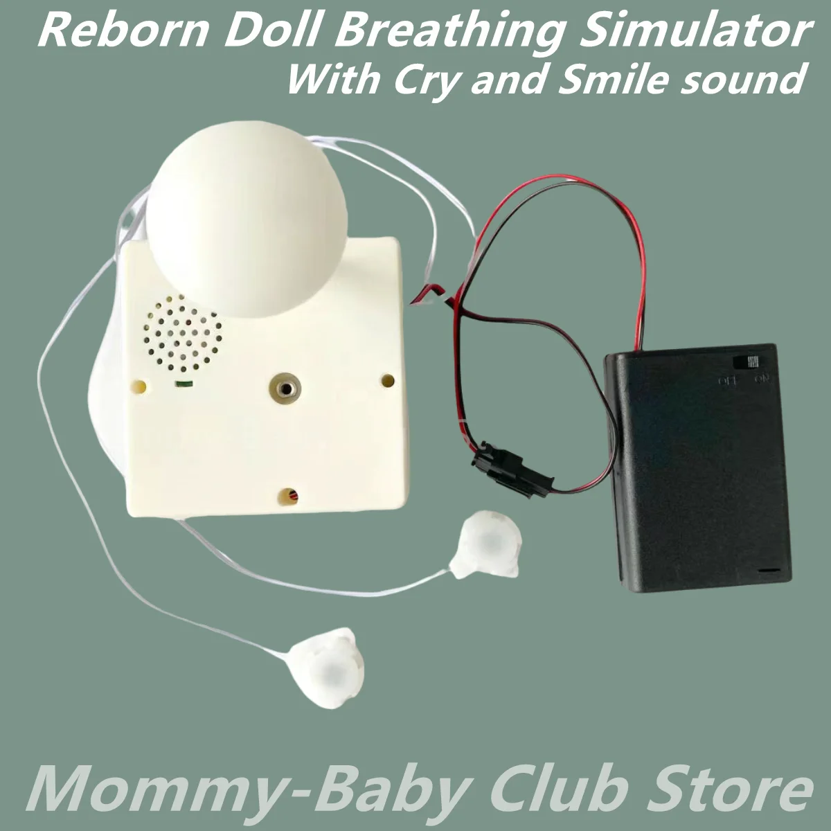 Reborn Baby Doll Breathing Simulator Heart Beating With Cry Sound for Newborn Gift Pulsing Device Lifelike Baby Doll Accessories