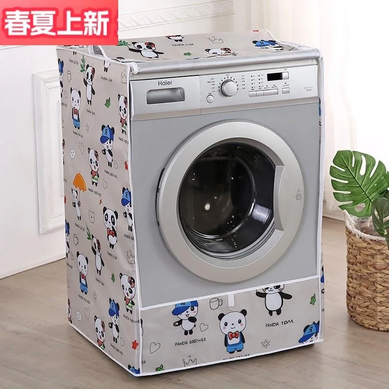 Drum Washing Machine Cover Waterproof Automatic Drum Washing Machine Cover Cloth Haier Midea Universal Laundry New Style