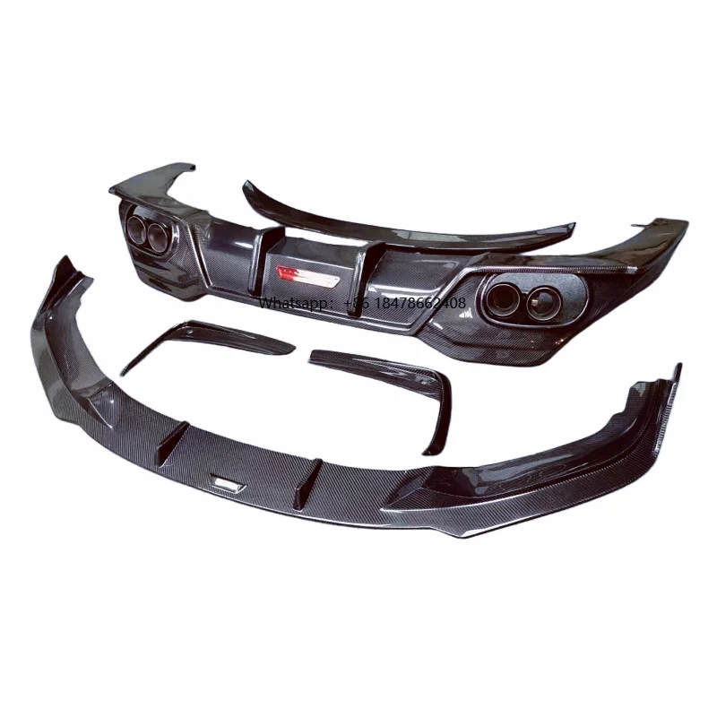 

Carbon Fiber TD Style Sports Car Body Kit Suitable for 8 Series G14 G15 G16 Bumper Front and Rear Lip Spoiler Split Diffuse