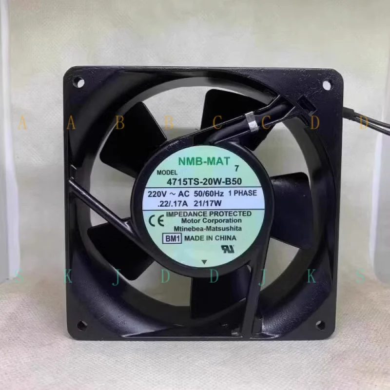 M  1pc 4715TS-20W-B50 200VAC 21/17W 12CM 12038 Inverter Cooling Fan