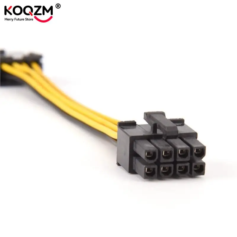 19Cm 8 Pin Naar 8 Pin Atx Eps Man-vrouw Power Extension Psu Moederbord Power Extension Adapter Kabel