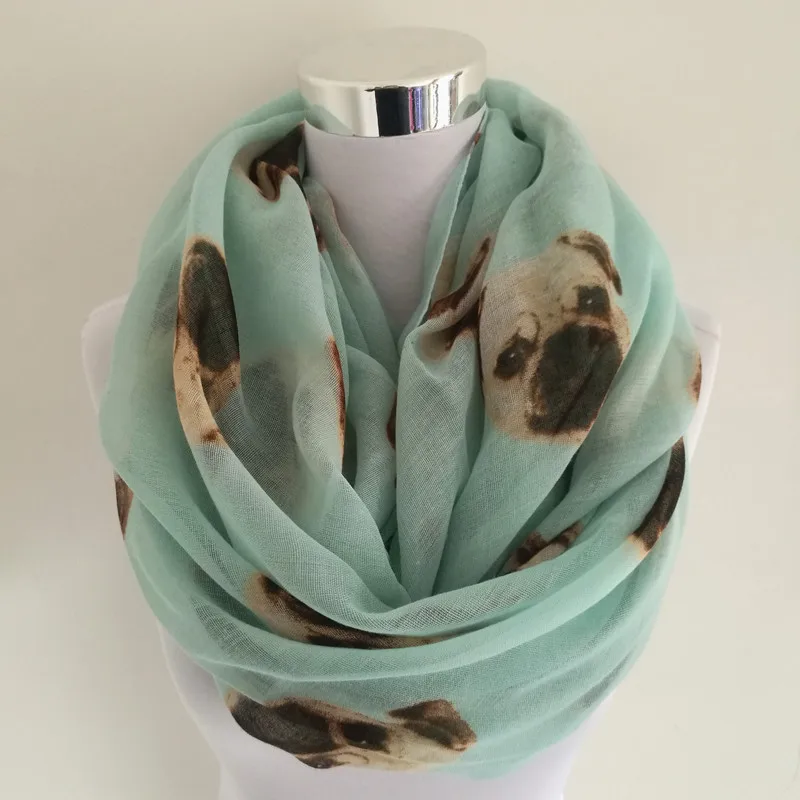 New Ladies Viscose Cotton Hedgehog Print infinity scarf for women Variety of animal prints circle scarves Fashion ring scarfs