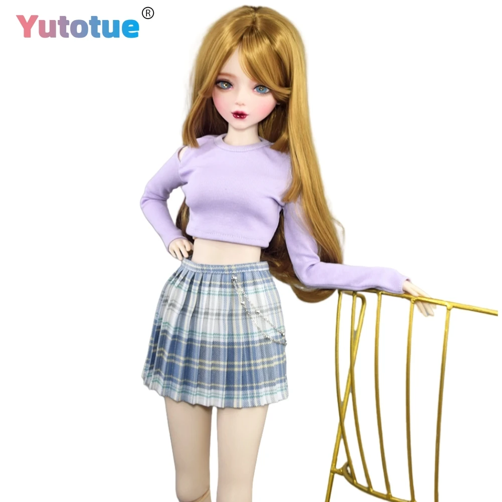 YUTOTUE 1/3 BJD Doll Toy 22 inch Pretty Glitter Eyes Female Doll with Removable Fashion Outfit Set