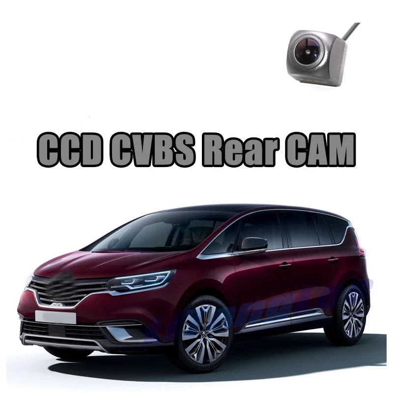 

For Renault Espace V 5 2015~2020 Car Rear View Camera CCD CVBS 720P AHD 1080P Reverse Night Vision WaterPoof Parking Backup CAM