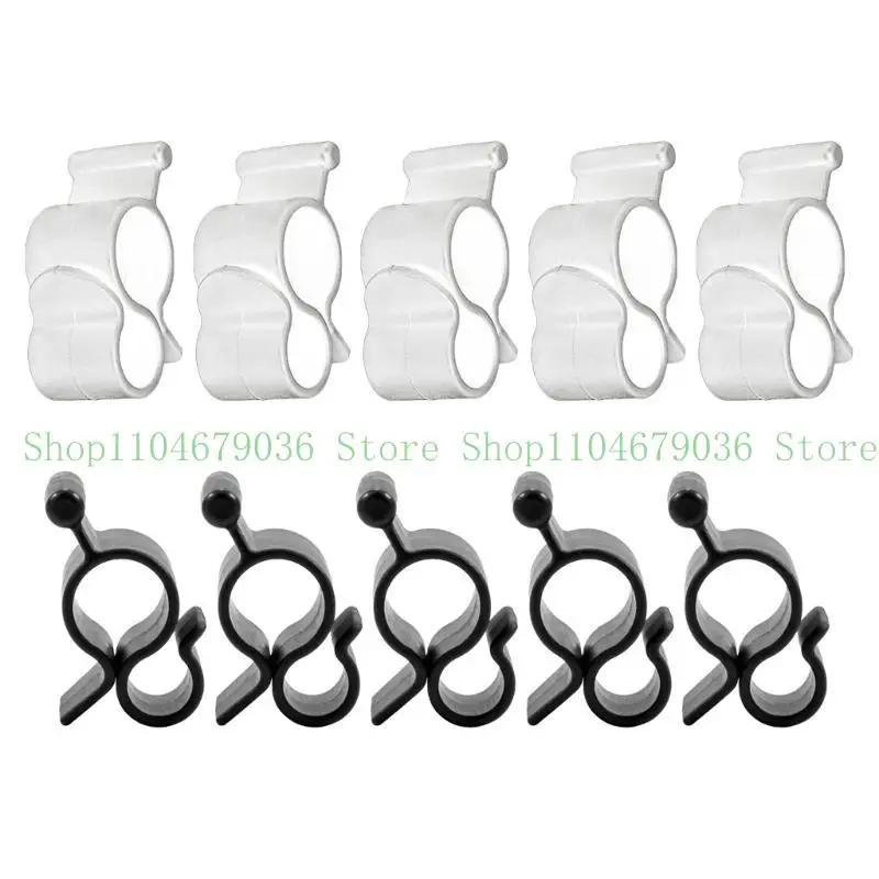 Camping Traveling Awning Hooks Clips for Caravan Rope Clamp Light Hanger String Light Tent Hooks Hangers 10Pcs