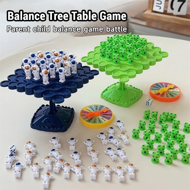 Juguetes de árbol de equilibrio de Panda para niños, juego de competición de par de fiestas, juguetes de educación temprana, entrenamiento de pensamiento de matemáticas, juego de mesa