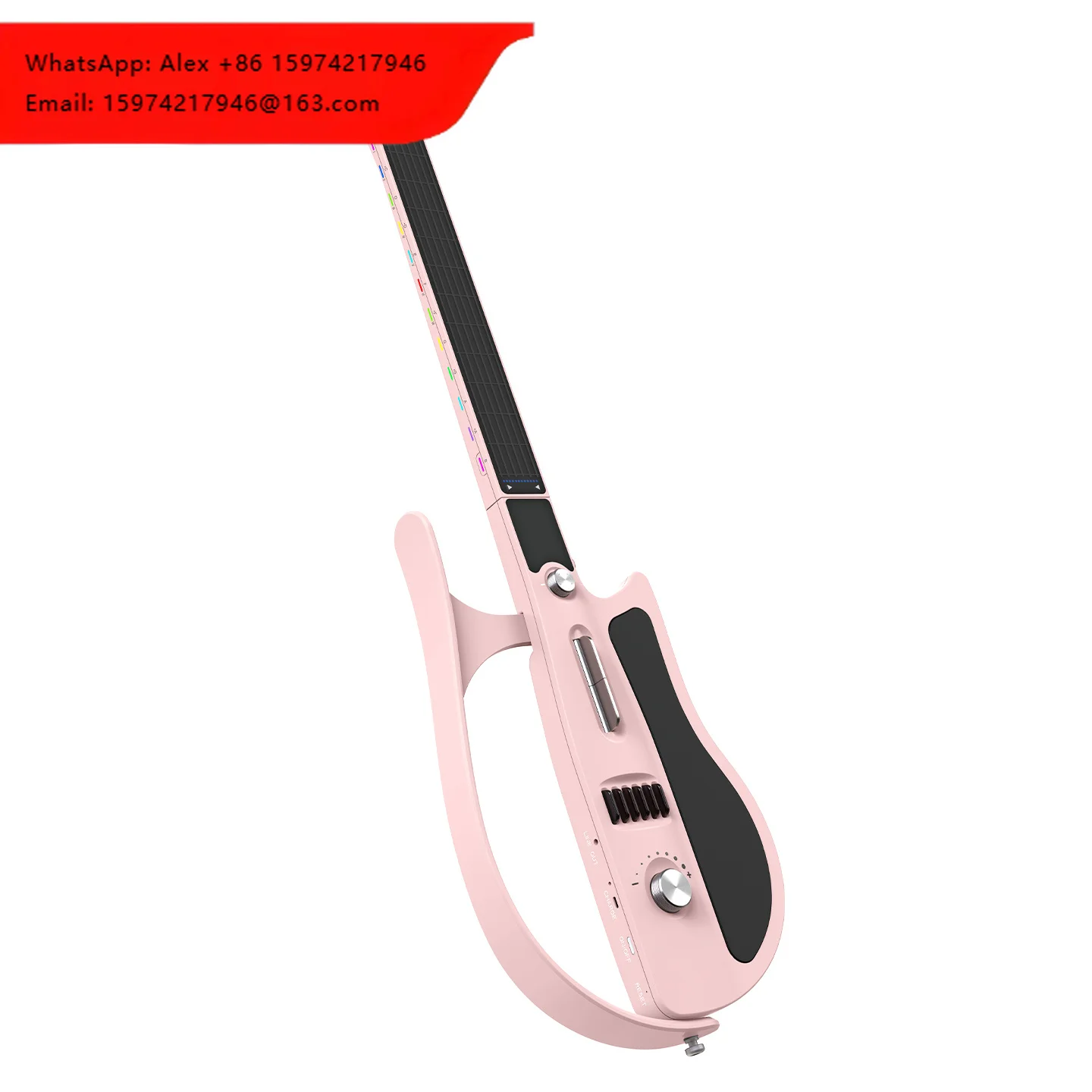 Hot Sales In Cross-border E-commerce HAPPY SOULMATE Removable Smart Stringless Guitar - Revolution In Beginner Guitar Learning