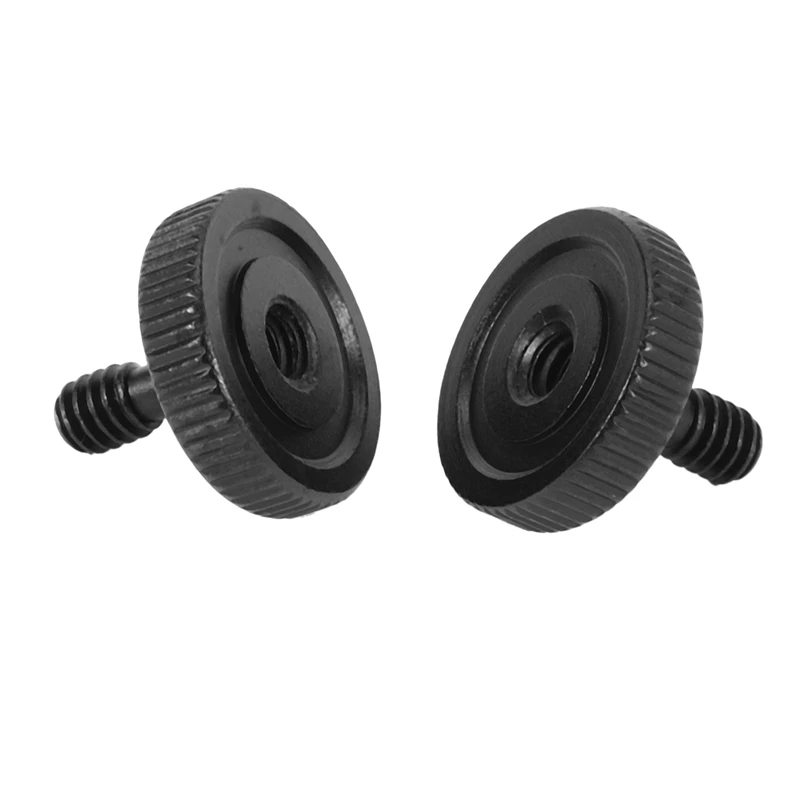 Винт RISE-Thumb для камеры 1/4 дюйма, винт для большого пальца, L-образный кронштейн, винтовой монтажный адаптер, нижняя резьба 1/4 дюйма-20 дюймов (комплект из 6 шт.)