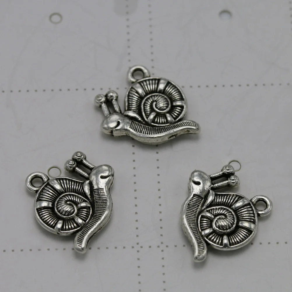 

10 PCS Snail Pendant Ornaments DIY Charm Alloy Animal Charms Jewelry Making Pendants