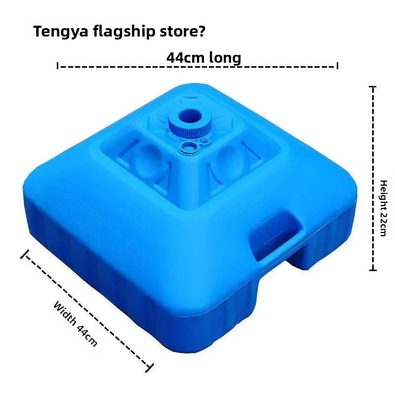 

Outdoor Sunade Umbrella Base Commercial Stall Courard Umbrella Stand Plastic Water Buet Umbrella Garden Home Use