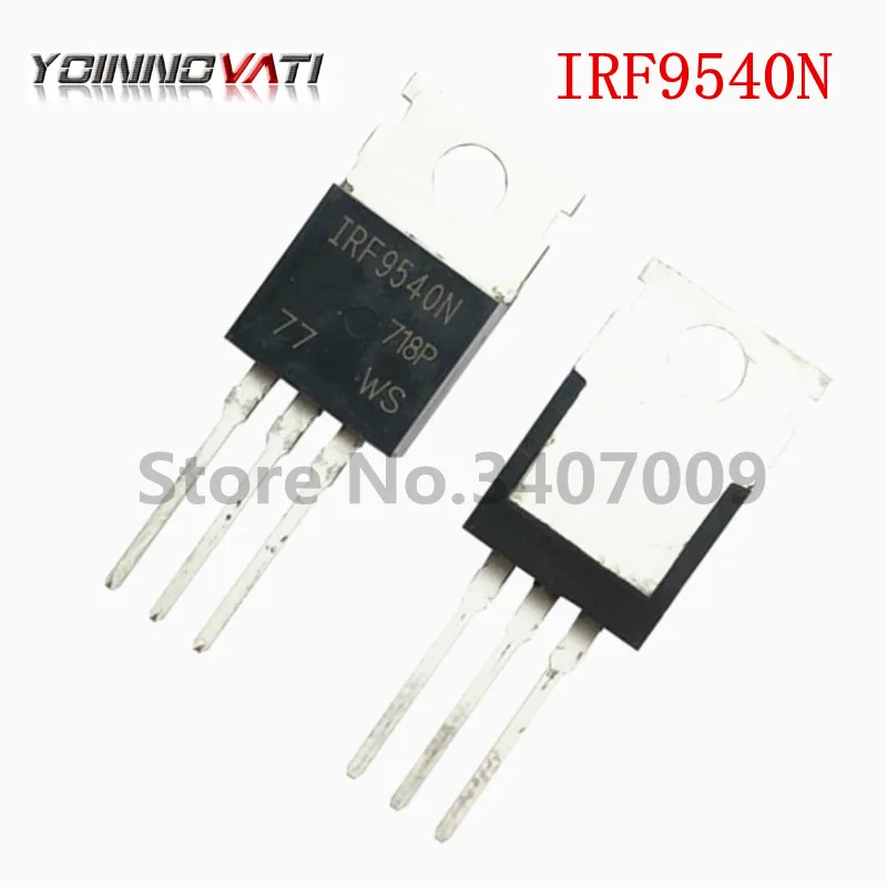 50PCS IRF9540N IRF9540NPBF IRF9540 TO-220 MOSFET MOSFT PCh -100V -23A 117mOhm 64.7nC