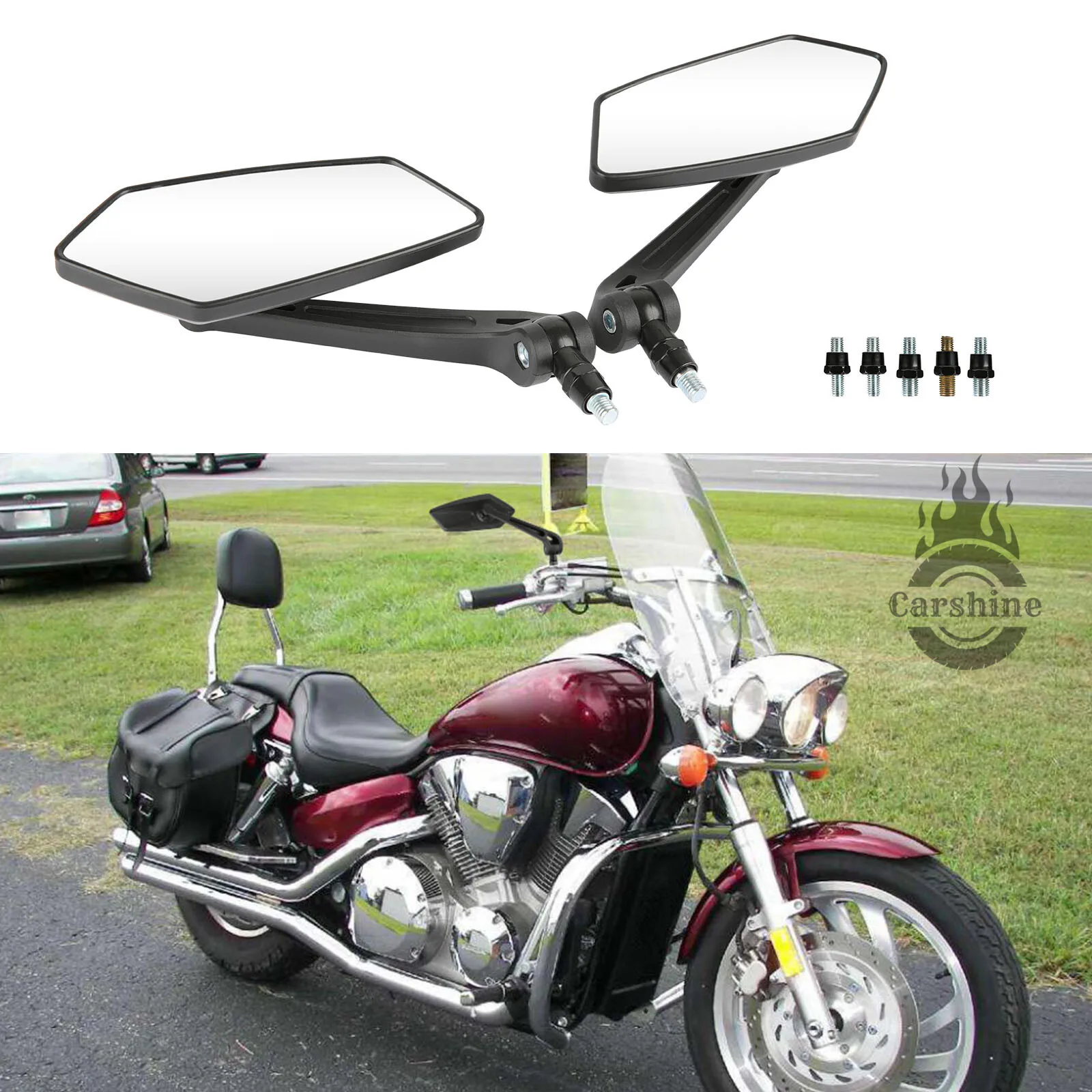 2X Black Motorcycle…