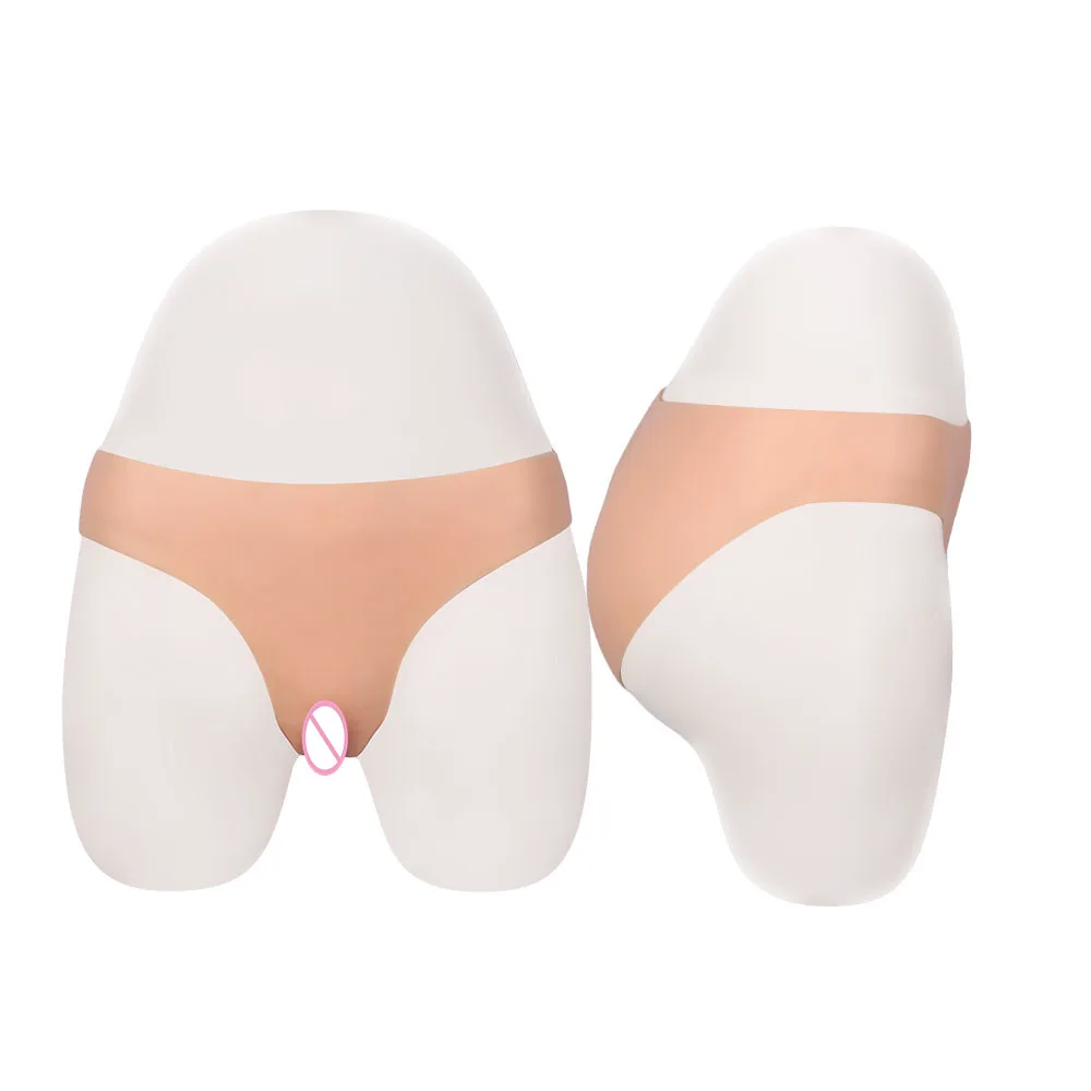 False Silicone Fake Vagina Underwear Panties Hide Penis Shaper Pads For Crossdresser Transgender Shemale Dragqueen Cosplay Gays