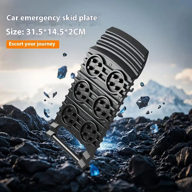 Car Tire Emergency Anti-skid Board Recovery Tracks Traction Mat Board Snow Chain Shovel Ramps Pad Off Road Accessories view 5