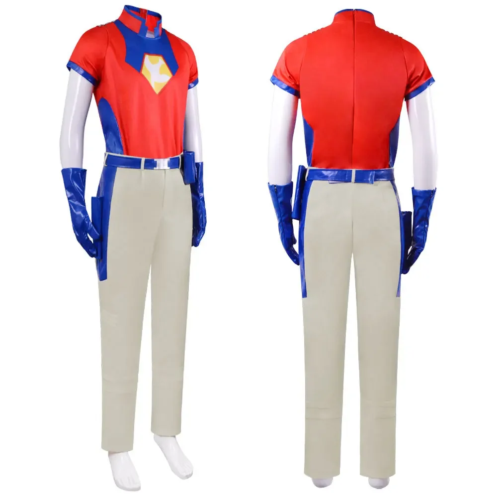 Movie Suicide Peacemaker Cosplay Costume Superhero Peacemaker Roleplay Outfits Halloween Party Costumes