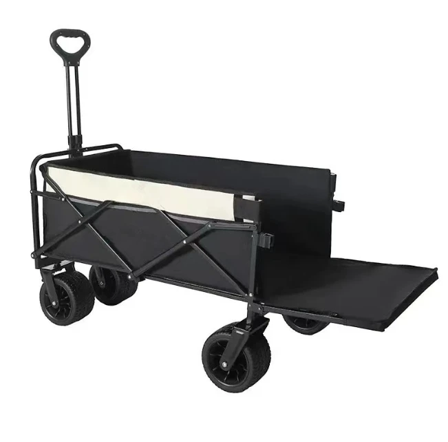 

Outdoor Foldable Camping Caravan, Picnic, Beach, with Table, Rear Door, Retractable, Oxford Cloth Material