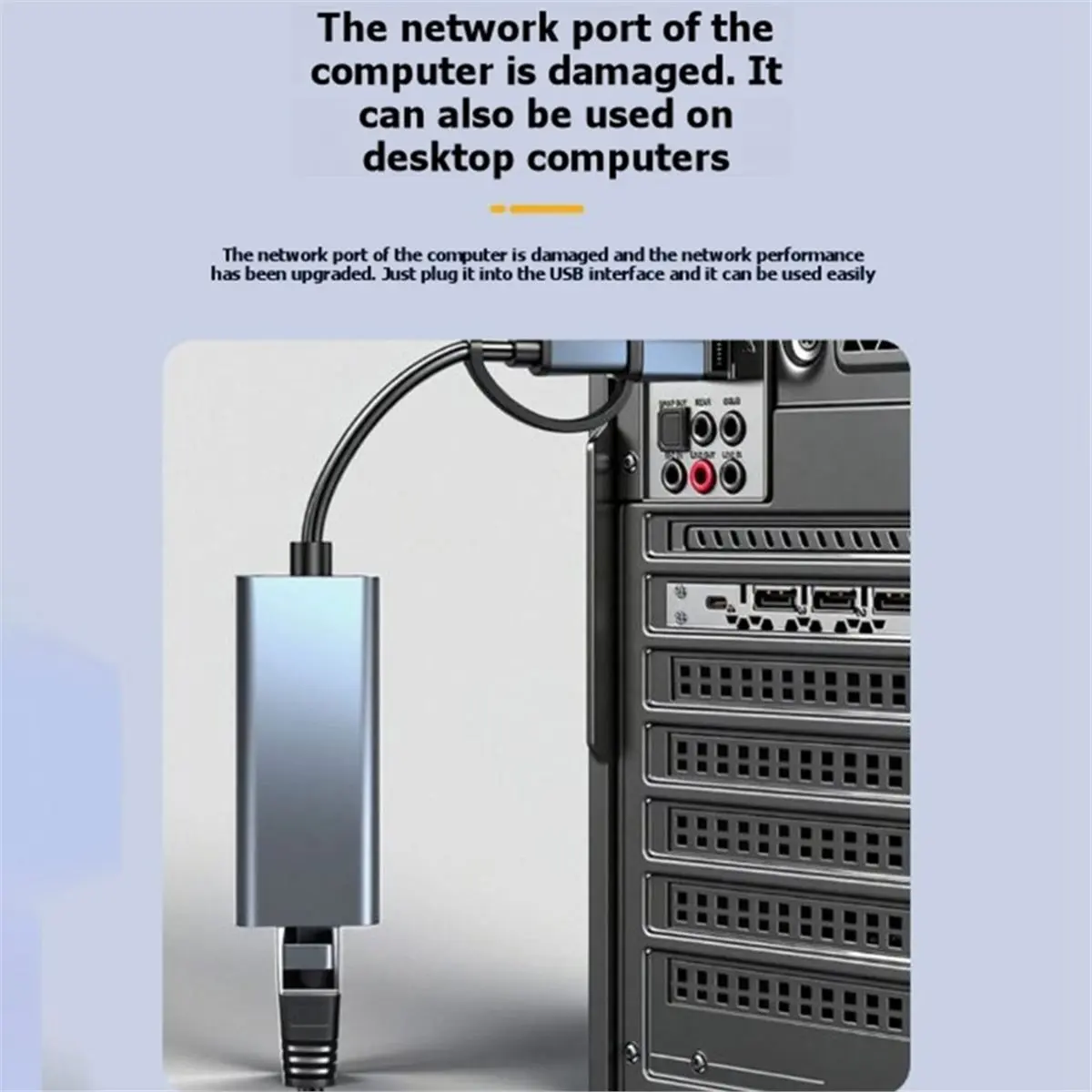 USB-C Ethernet Adapter USB PC Internet USB 1000Mbps Network Adapter RJ45 Type-C to RJ45 for Laptop/Tv Box