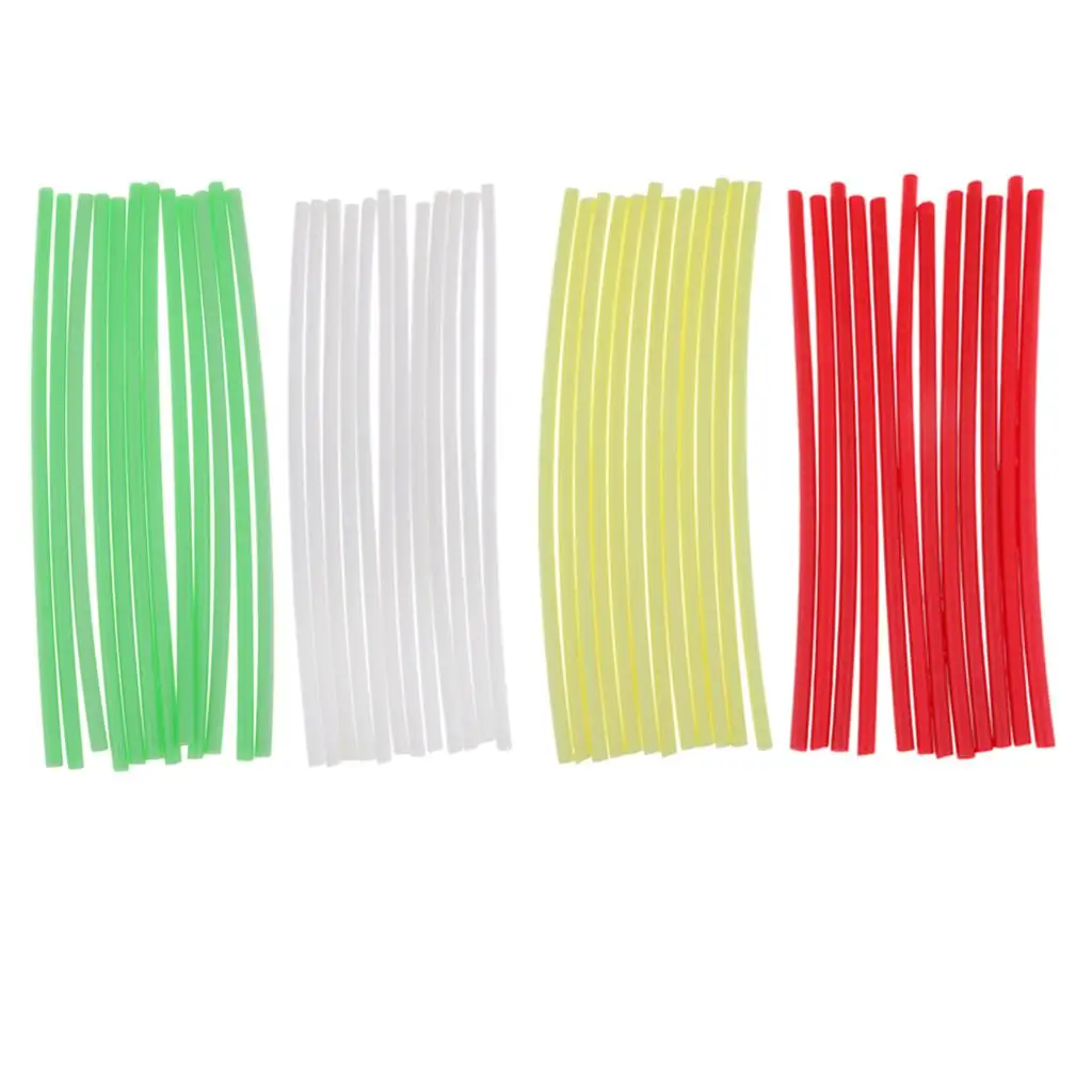 12pcs Fly Tying Foam Cylinders 4 Colors Parachute Post Floating 16cm