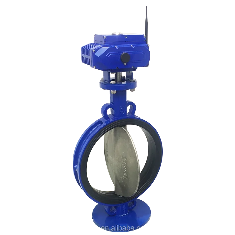 

IoT LoRa/4G Butterfly Valve Ball Valve Quarter Turn Waterproof Motorized Electric Actuator Via Cell Phone App Control
