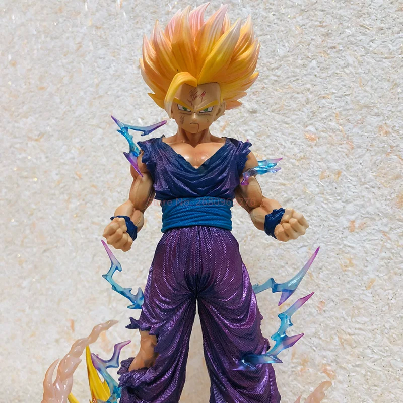 25cm Dragon Ball Z Figurines Gk Statue Super Saiyan 2 Son Gohan Anime Action Figure Anime Merchandise Model Collection Gift - view 6