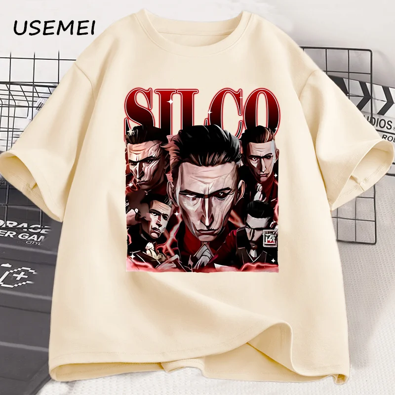 Silco Arcane Dark and Striking T Shirt Casual Cotton Short Sleeve Printed T-shirt Unisex Round Neck Mens Clothes Male Tshirt