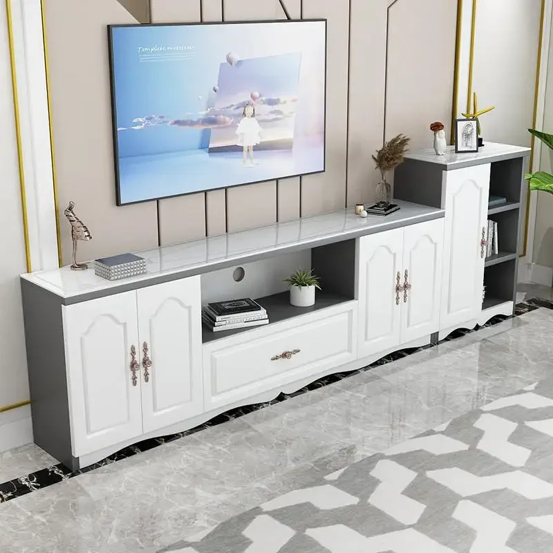 Practical Long Industrial Fashionable Tv Cabinet Sophisticated Stylish Oak Functional Tv Cabinet Meuble Salon Indoor Furniture