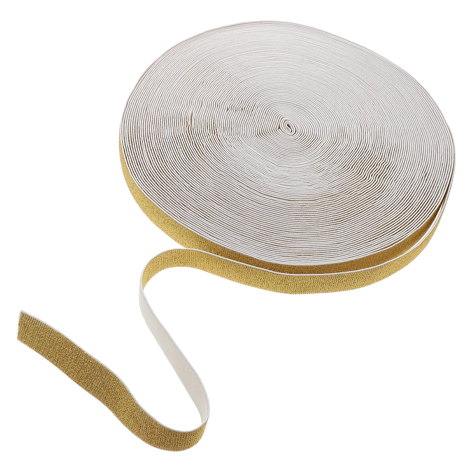 

1 Roll Metallic Glitter Elastic Band Wide Woven Ribbon Stretch for Sewing Craft Garment Decoration DIY Fashion Strap Accessory