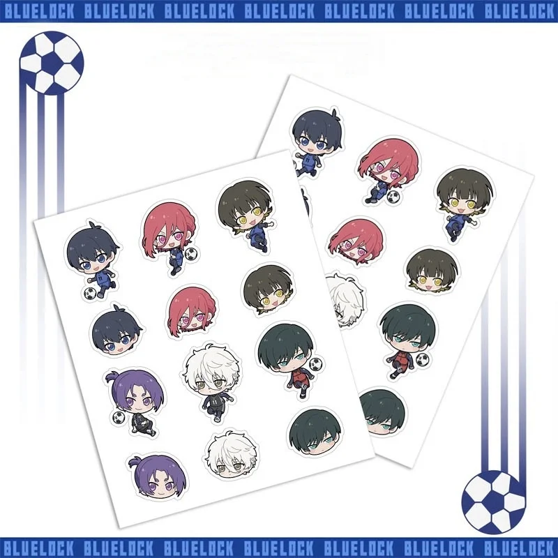 Anime Bue CK ka r en geluid pvc oorlogsbestrijding sticker Isagi Yoichi Hachi etc. HD Afdrukken Hyoma Rin Itoshi Nagi Seishiro Fans DIY techniek fts